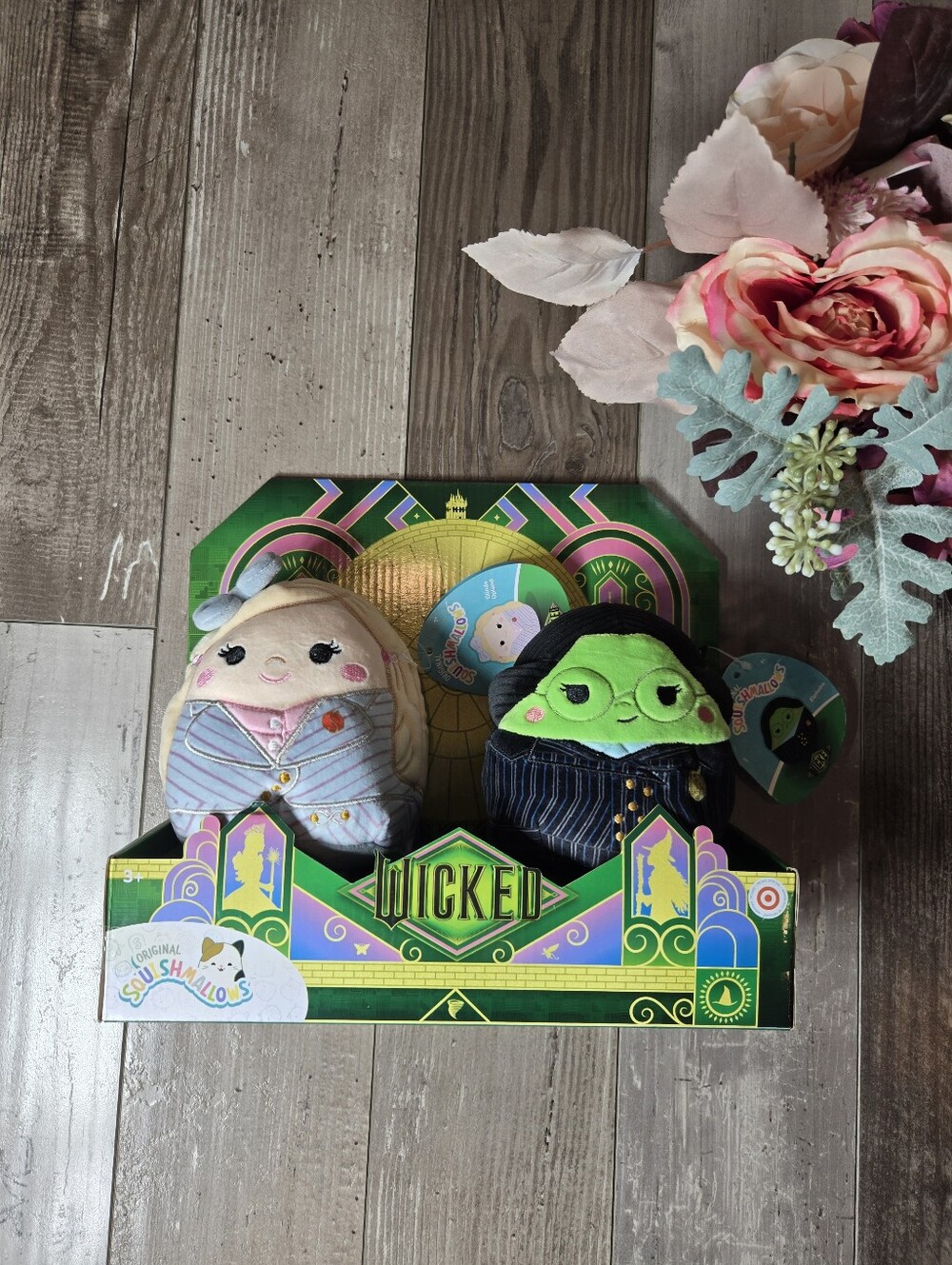 NWT Original Squishmallows Wicked Plush Duo – Elphaba & Glinda
